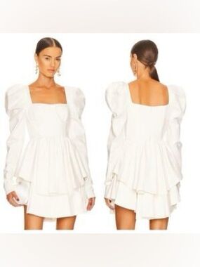 Selkie X Revolve The Ivory Boleyn Tiered Dress